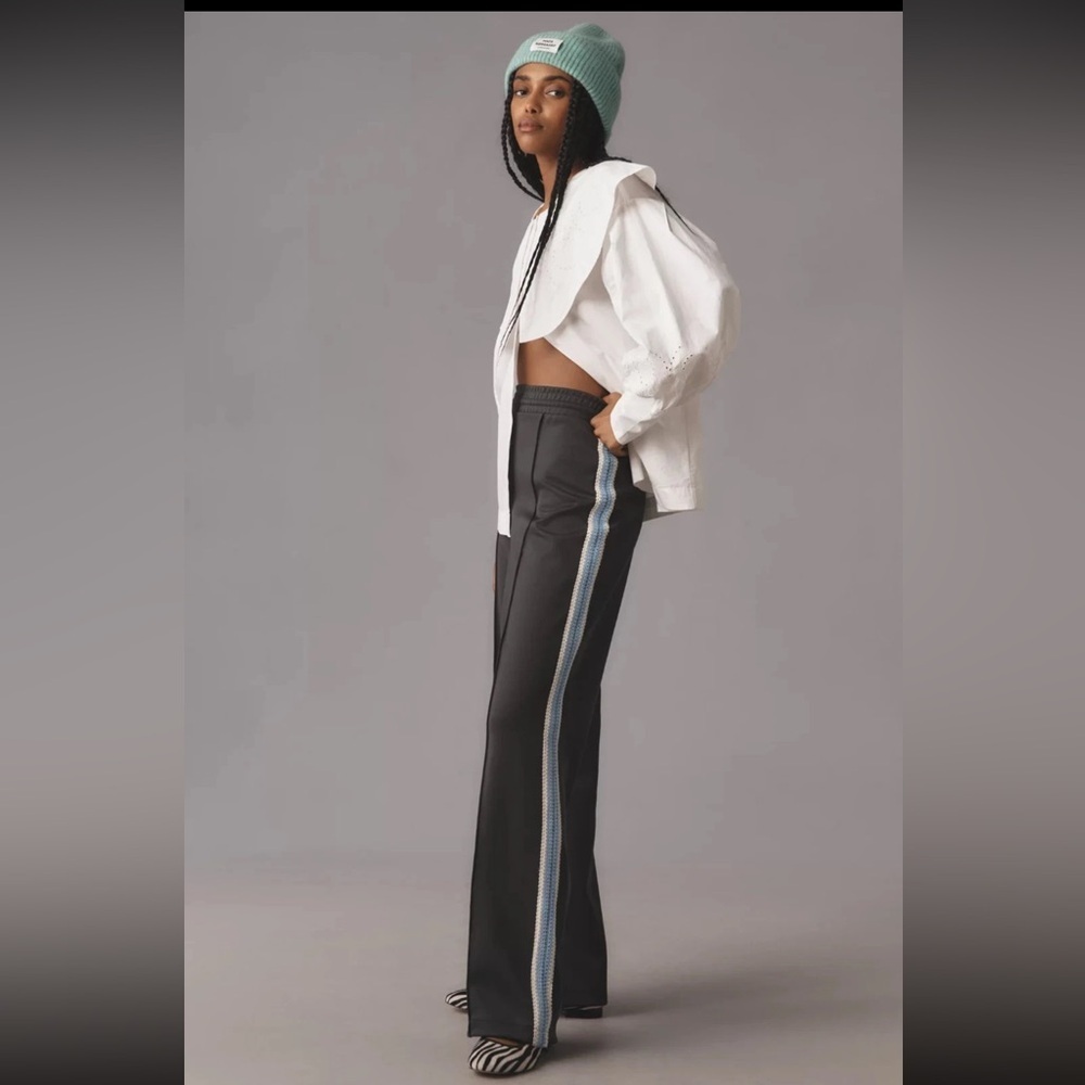 Anthropologie Maeve Pull-On Track Trouser Pants Sz XS
